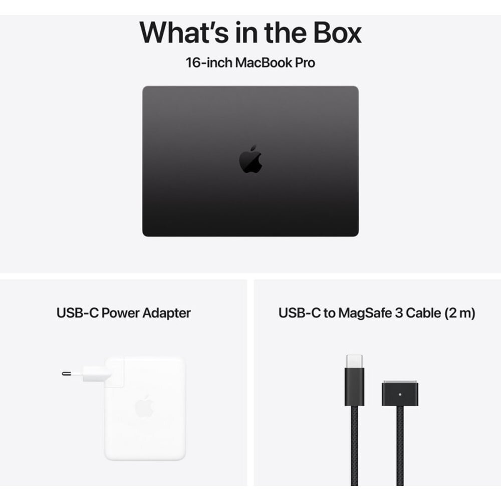 APPLE MacBook Pro 16 review — Imagine 2 Laptop APPLE MacBook Pro 16 z1fu00284, Apple M4 Max, 16.2" Liquid Retina XDR, 128GB, SSD 1TB, 40-core GPU, macOS Sequoia, Space Black - Tastatura layout INT — imagine 2