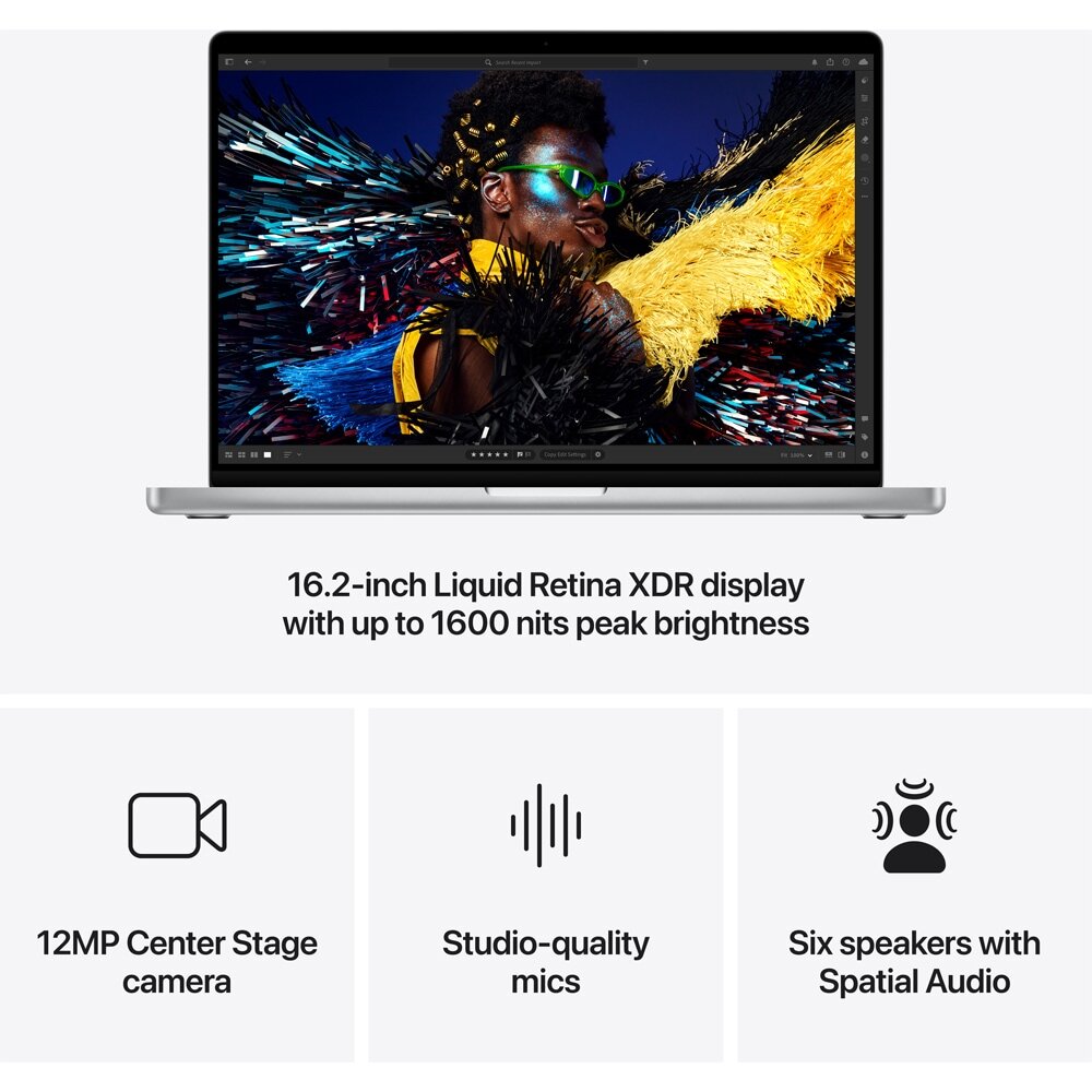 APPLE MacBook Pro 16 review — Imagine 7 Laptop APPLE MacBook Pro 16 z1fu00284, Apple M4 Max, 16.2" Liquid Retina XDR, 128GB, SSD 1TB, 40-core GPU, macOS Sequoia, Space Black - Tastatura layout INT — imagine 7