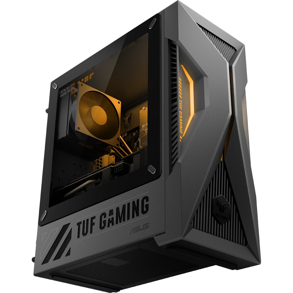 ASUS DT Mini Tower T500MV-13620H1450 review Sistem Desktop PC ASUS DT Mini Tower T500MV-13620H1450, Intel Core i7-13620H pana la 4.9GHz, 16GB, SSD 1TB, NVIDIA GeForce RTX 5060 Ti Dual 8GB, Free DOS — imagine 1