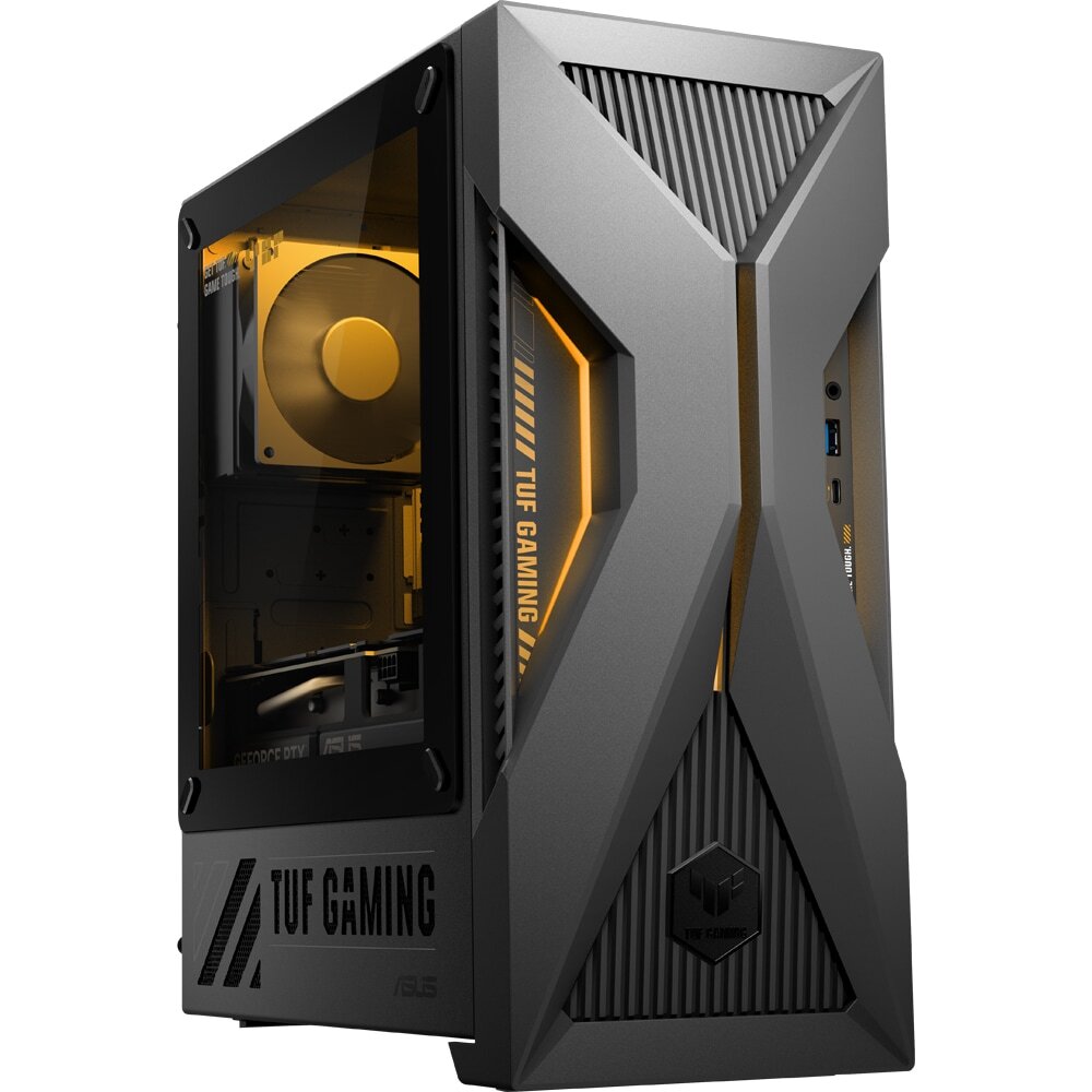 ASUS DT Mini Tower T500MV-13620H1450 review — Imagine 3 Sistem Desktop PC ASUS DT Mini Tower T500MV-13620H1450, Intel Core i7-13620H pana la 4.9GHz, 16GB, SSD 1TB, NVIDIA GeForce RTX 5060 Ti Dual 8GB, Free DOS — imagine 3