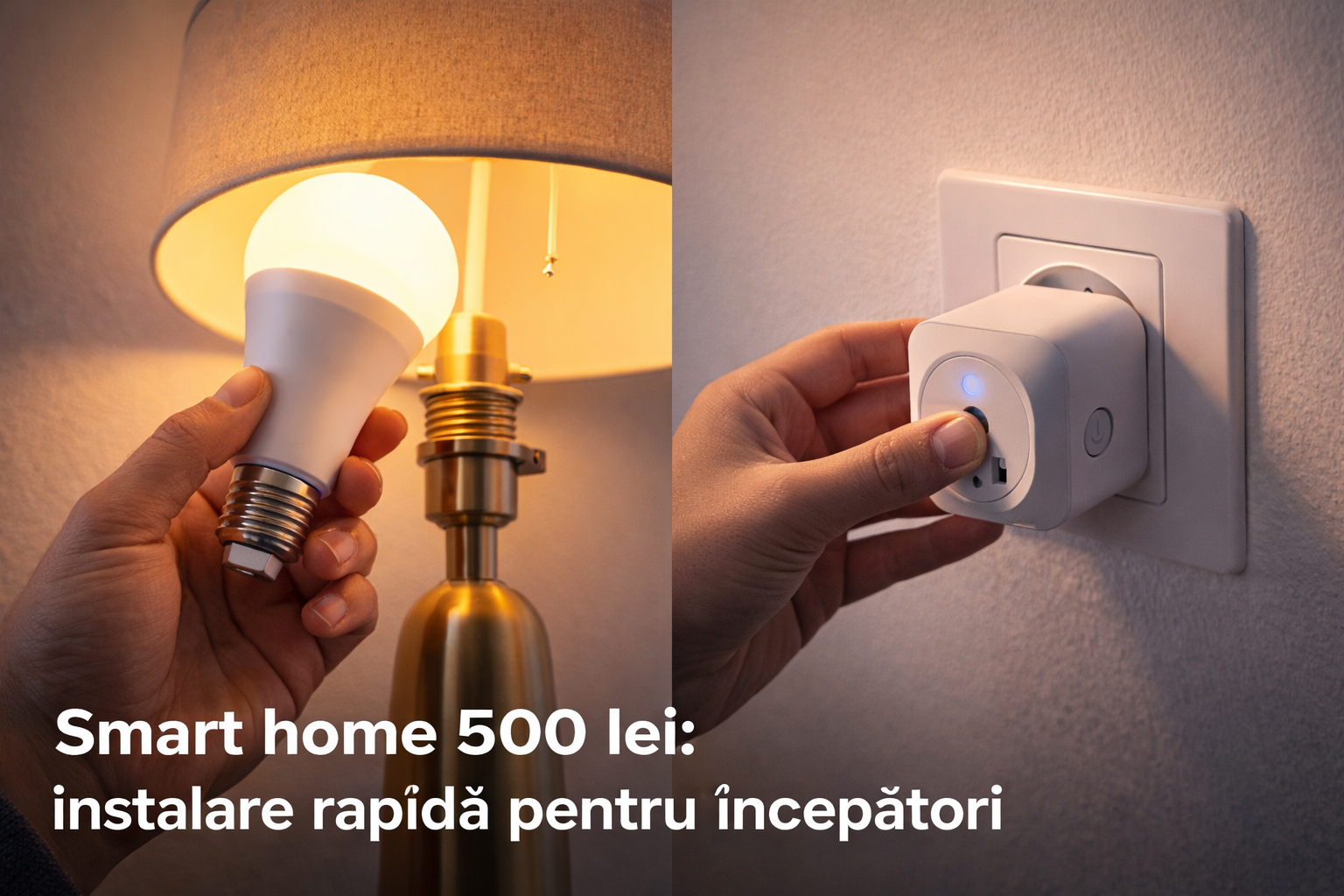 smart home 500 lei Cum să-ți transformi casa în 'Smart Home' cu mai puțin de 500 de lei: Ghid pentru începători