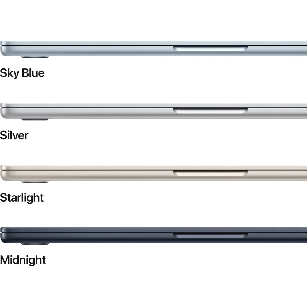 Laptop APPLE MacBook Air 13 review — Imagine 3 Laptop APPLE MacBook Air 13 mc6t4ro/a, Apple M4, 13.6" Retina Display, 16GB, SSD 256GB, 8-core GPU, macOS Sequoia, Sky Blue, Tastatura layout INT, Manual RO — imagine 3