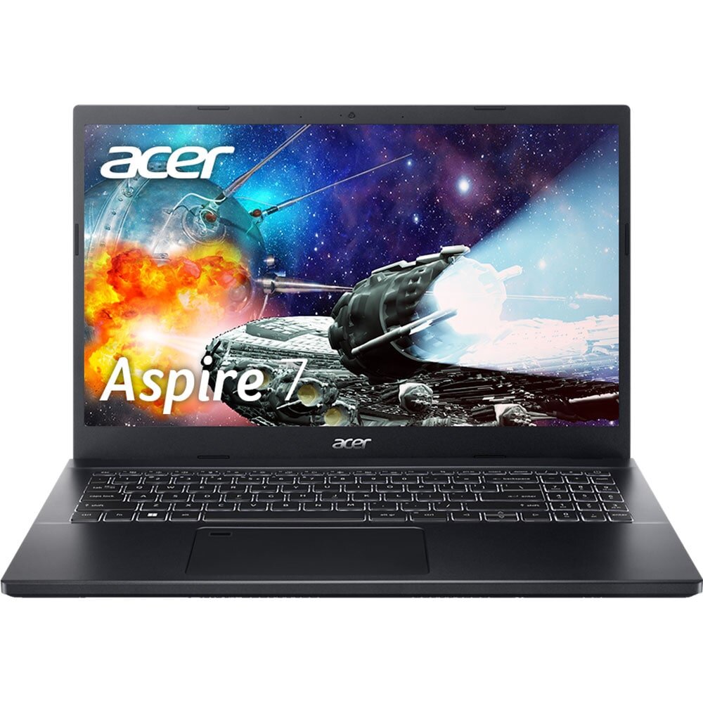 ACER Aspire 7 A715-51G-75Q4 review — Imagine 7 Laptop gaming ACER Aspire 7 A715-51G-75Q4, Intel Core i7-1260P pana la 4.7GHz, 15.6" Full HD, 16GB, SSD 1TB, NVIDIA GeForce RTX 3050 Ti 4GB, Free DOS, negru — imagine 7