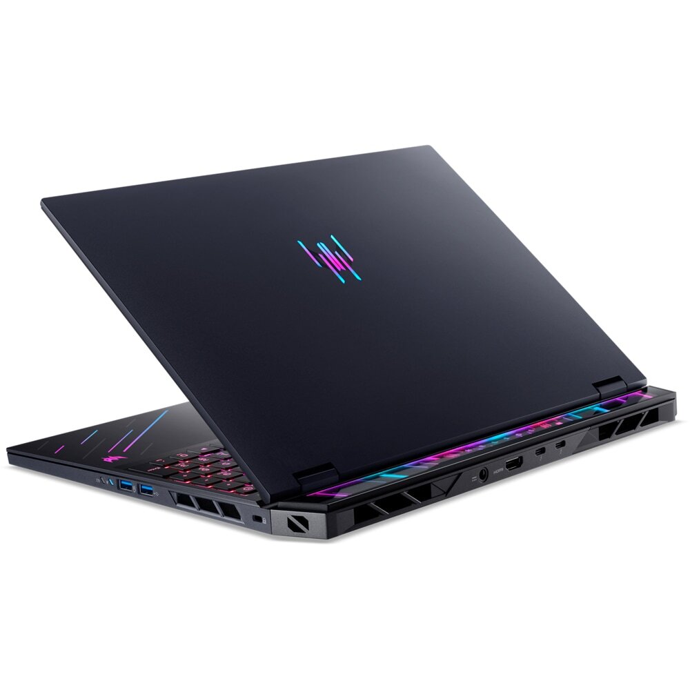 Laptop Gaming ACER Predator Helios 16 AI OLED PH16-73-91YH, Intel Core Ultra 9 275HX pana la 5.4GHz, 16" WQXGA, 64GB, SSD 2TB, NVIDIA GeForce RTX 5070 Ti 12GB, Windows 11 Pro, Abyssal Black — imagine 4