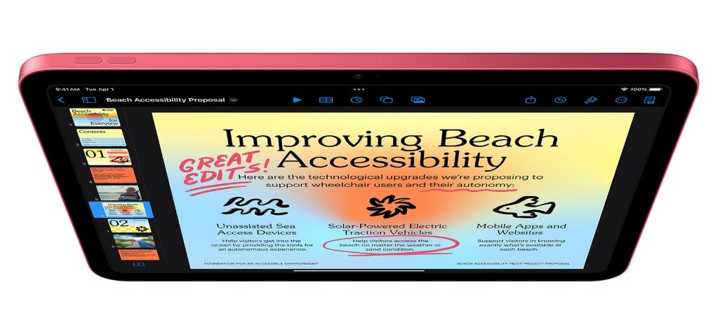 Apple iPad 11, 128GB, Wi-Fi, Pink review — Imagine 7 Apple iPad 11, 128GB, Wi-Fi, Pink — imagine 7