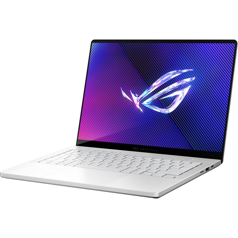 ASUS ROG Zephyrus G14 OLED GA403WW-QS082X review — Imagine 4 Laptop Gaming ASUS ROG Zephyrus G14 OLED GA403WW-QS082X, AMD Ryzen AI 9 HX370 pana la 5.1GHz, 14" 3K, 64GB, SSD 2TB, NVIDIA GeForce RTX 5080 8GB, Windows 11 Pro, Platinum White — imagine 4
