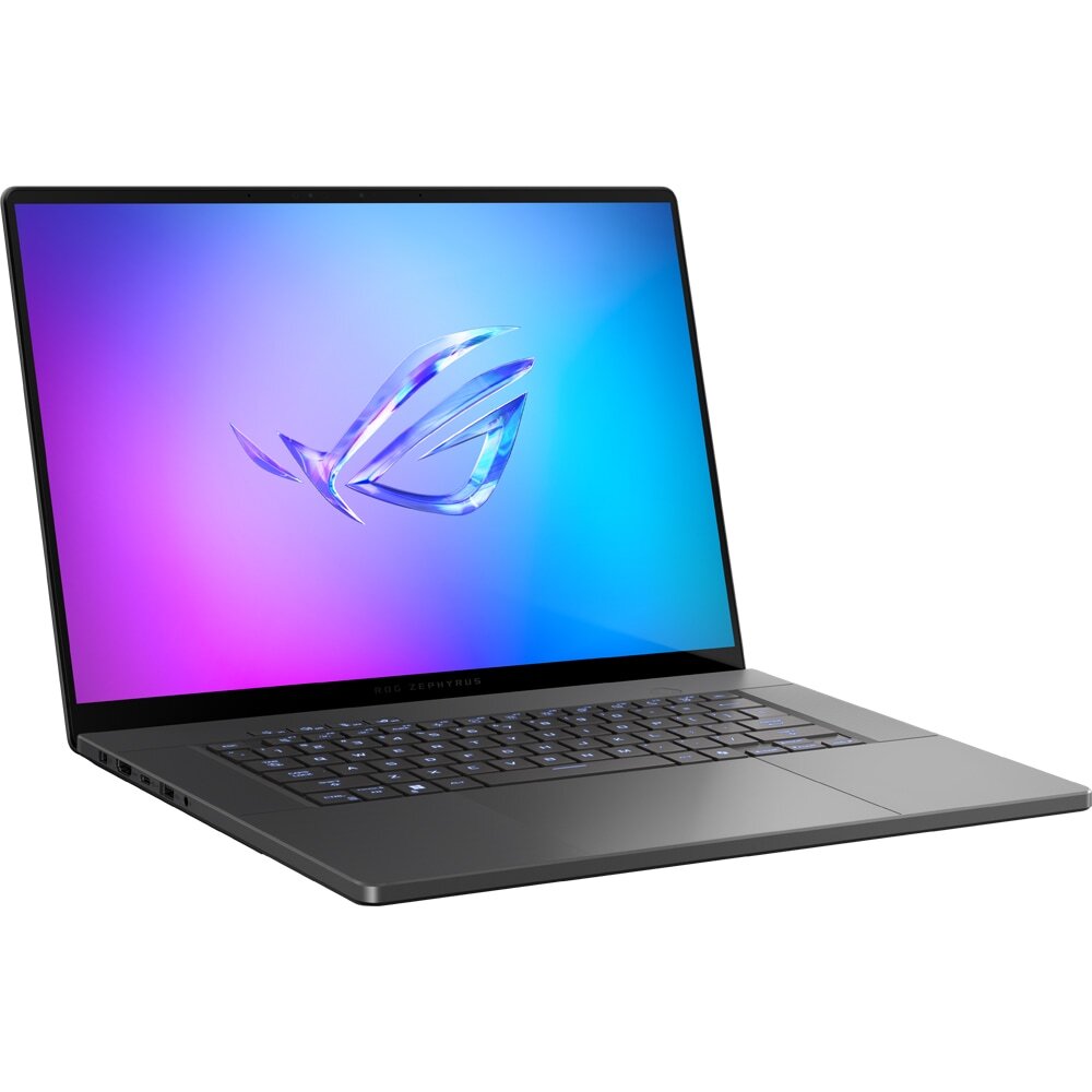 ASUS ROG Zephyrus G16 review Laptop Gaming ASUS ROG Zephyrus G16 GU605CX-QR094, Intel Core Ultra 9 285H pana la 5.4GHz, 16" WQXGA, 64GB, SSD 1TB, NVIDIA GeForce RTX 5090 24GB, Free DOS, Eclipse Gray — imagine 1