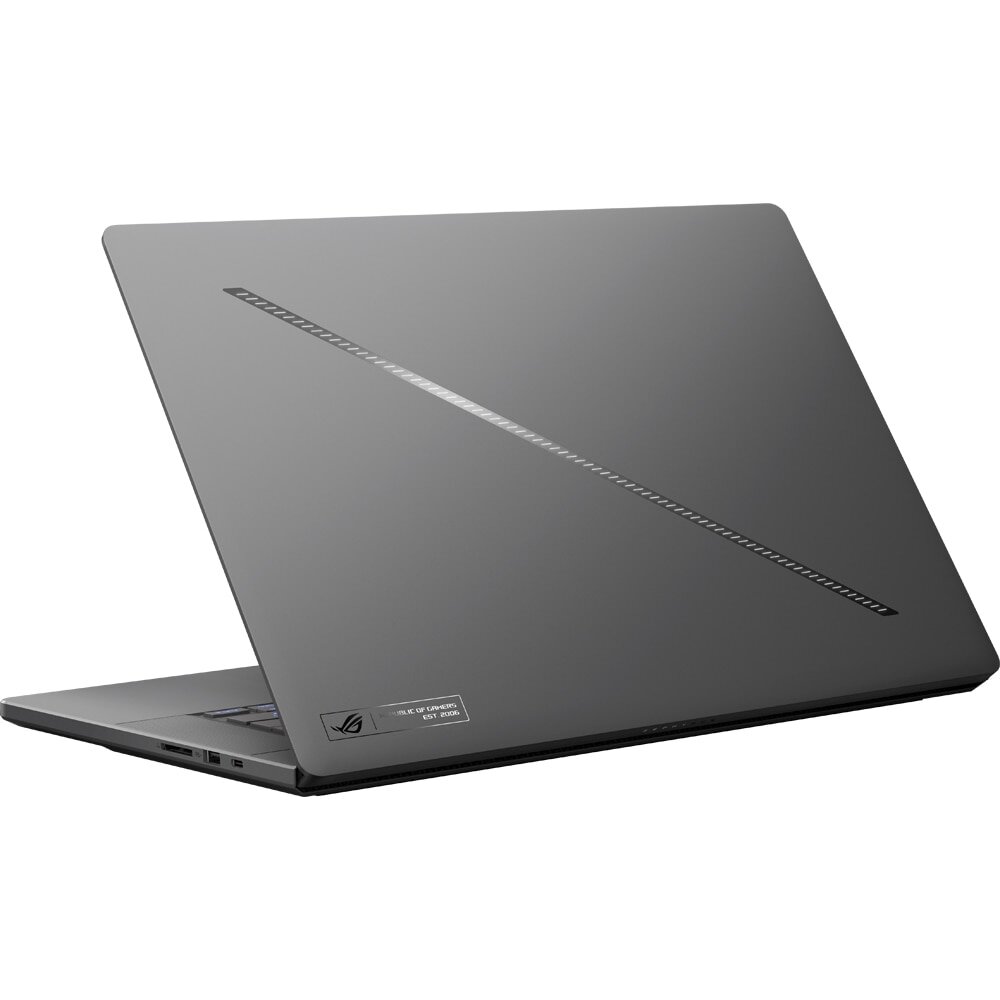 ASUS ROG Zephyrus G16 review — Imagine 6 Laptop Gaming ASUS ROG Zephyrus G16 GU605CX-QR094, Intel Core Ultra 9 285H pana la 5.4GHz, 16" WQXGA, 64GB, SSD 1TB, NVIDIA GeForce RTX 5090 24GB, Free DOS, Eclipse Gray — imagine 6