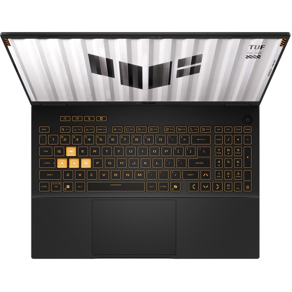 ASUS TUF F16 FX608JH review — Imagine 2 Laptop Gaming ASUS TUF F16 FX608JH-RV010, Intel Core i5-13450HX pana la 4.6GHz, 16" WUXGA, 16GB, SSD 512GB, NVIDIA GeForce RTX 5050 8GB, Free DOS, Jaeger Gray — imagine 2