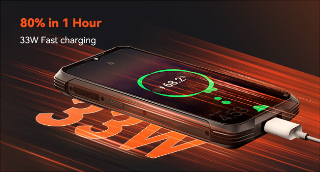 CUBOT Kingkong 9 review — Imagine 5 CUBOT Kingkong 9 Telefon mobil deblocat, 24GB+256GB/1TB extensibil, 100MP Camera foto, MediaTek Helio G99, Android 13 Smartphone fara contract, 6.583'' FHD+, baterie 10600mAh, Dual SIM 4G Cell Phone, GPS, OTG, NFC, Wi-Fi — imagine 5