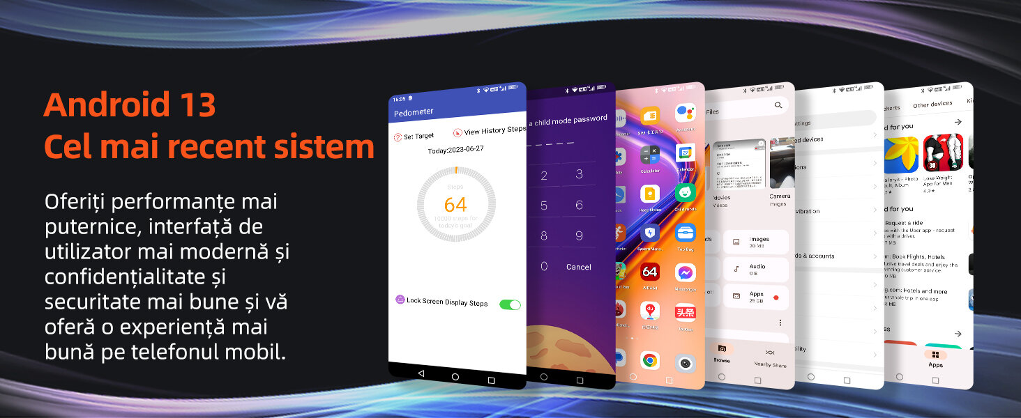 CUBOT Kingkong 9 review — Imagine 7 CUBOT Kingkong 9 Telefon mobil deblocat, 24GB+256GB/1TB extensibil, 100MP Camera foto, MediaTek Helio G99, Android 13 Smartphone fara contract, 6.583'' FHD+, baterie 10600mAh, Dual SIM 4G Cell Phone, GPS, OTG, NFC, Wi-Fi — imagine 7