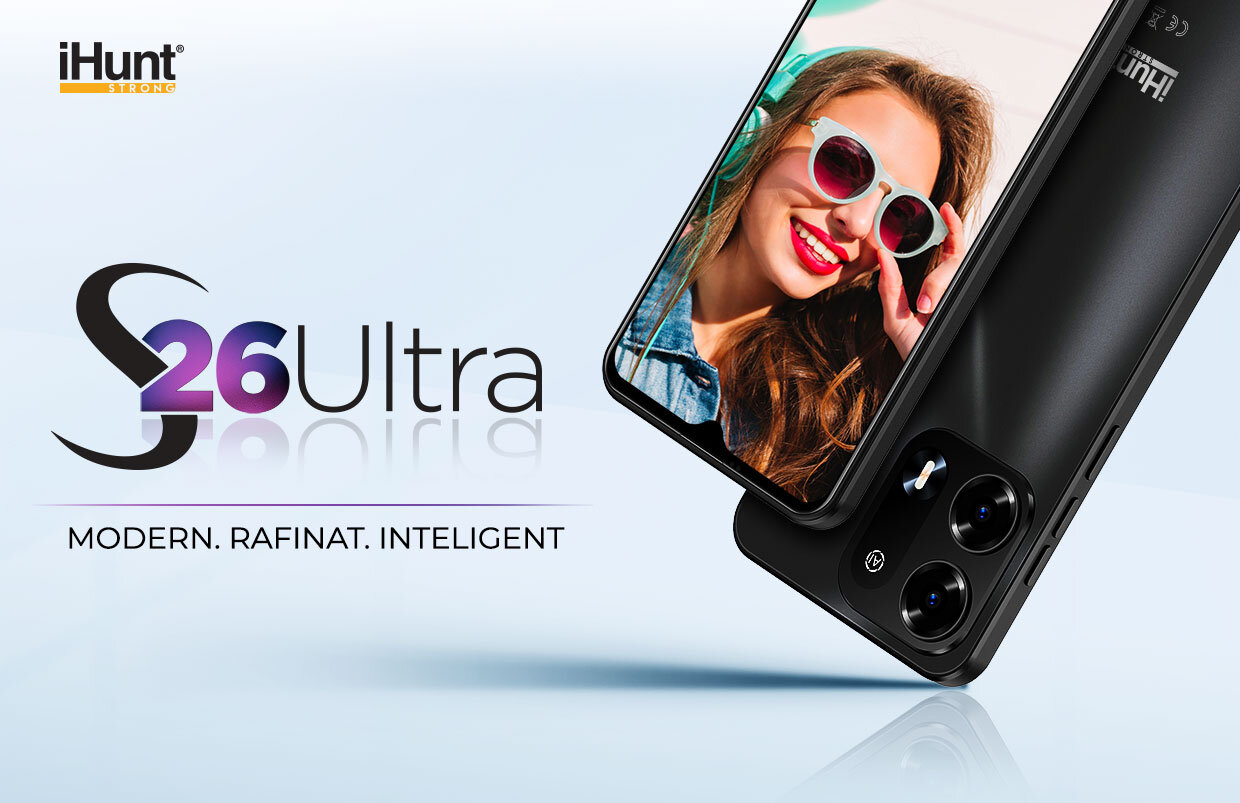 iHunt S26 Ultra review Telefon mobil iHunt S26 Ultra, 4G, Dual SIM, 6.52" HD+ IPS, Octa-Core, 8GB RAM, 128GB, Radio FM, Deblocare Faciala, 4850mAh, Android 14, Black — imagine 1