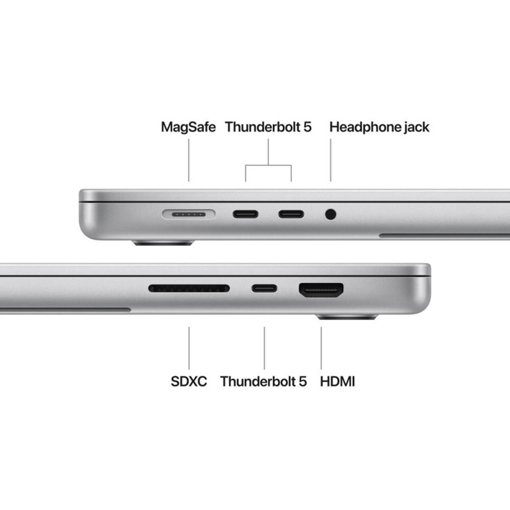 Laptop APPLE MacBook Pro 16 review — Imagine 3 Laptop APPLE MacBook Pro 16 mx2u3ro/a, Apple M4 Pro, 16.2" Liquid Retina XDR, 48GB, SSD 512GB, 20-core GPU, macOS Sequoia, Silver - Tastatura layout INT — imagine 3