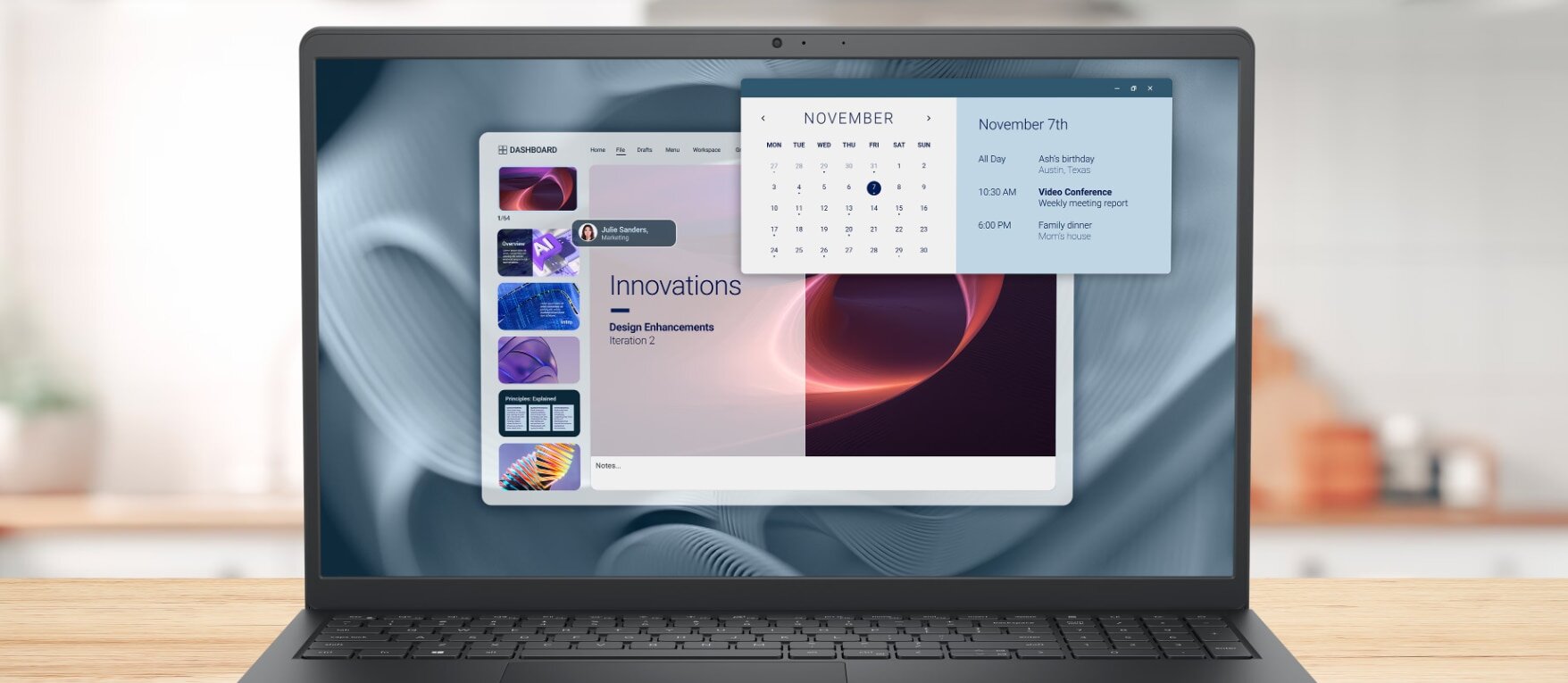 Laptop Business Dell Pro 15 Essential review Laptop Business Dell Pro 15 Essential cu procesor Intel® Core™ i7-1355U pana la 5.00 GHz, 15.6", Full HD, 120Hz, 16GB RAM, 512GB SSD, Intel® UHD Graphics, Windows 11 Pro, FPR, Backlit, 3y ProSupport and Next Business Day Onsite — imagine 2