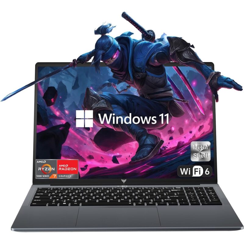 Review Laptop Gaming 15.6-inch IPS cu procesor AMD Ryzen 7 – Performanță și Ecran FHD