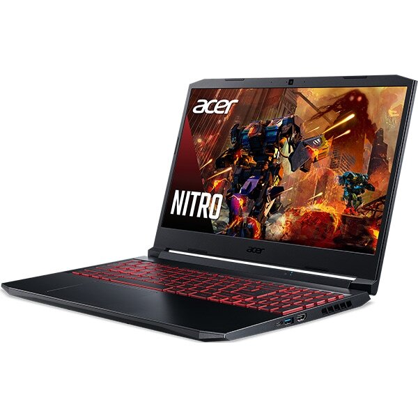 Laptop Gaming ACER Nitro 5 AN515-57-58RP review — Imagine 3 Laptop Gaming ACER Nitro 5 AN515-57-58RP, Intel Core i5-11400H pana la 4.6GHz, 15.6" Full HD, 16GB, SSD 512GB, NVIDIA GeForce RTX 3050 4GB, Free DOS, negru — imagine 3