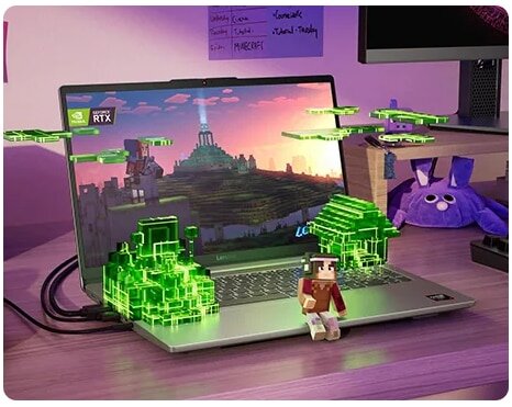 Laptop Gaming Lenovo LOQ 15ARP10E review — Imagine 4 Laptop Gaming Lenovo LOQ 15ARP10E cu procesor AMD Ryzen™ 7 7735HS pana la 4.75GHz, 15.6" Full HD, IPS, 144Hz, 16GB DDR5 RAM, 1TB SSD, NVIDIA® GeForce RTX™ 3050 6GB GDDR6, No OS, Luna Grey — imagine 4