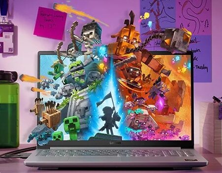 Laptop Gaming Lenovo LOQ 15ARP10E review — Imagine 7 Laptop Gaming Lenovo LOQ 15ARP10E cu procesor AMD Ryzen™ 7 7735HS pana la 4.75GHz, 15.6" Full HD, IPS, 144Hz, 16GB DDR5 RAM, 1TB SSD, NVIDIA® GeForce RTX™ 3050 6GB GDDR6, No OS, Luna Grey — imagine 7