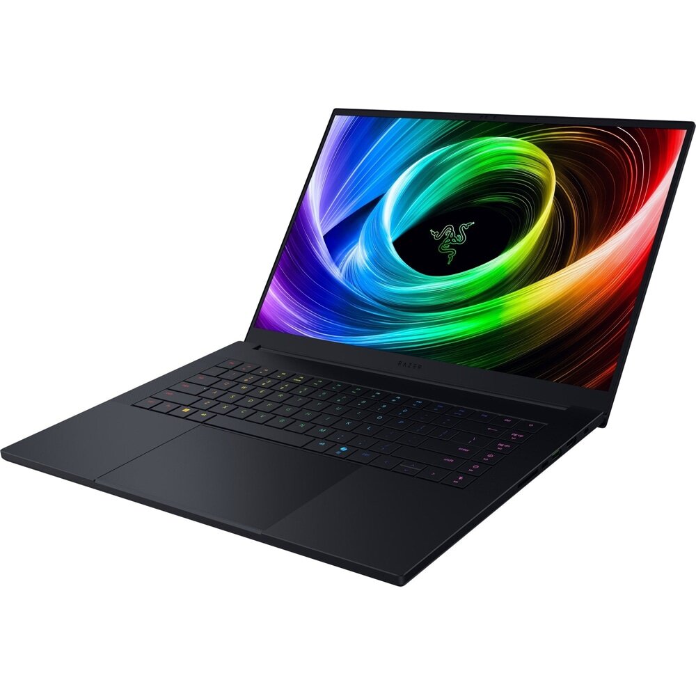 Laptop gaming RAZER Blade 16 review — Imagine 4 Laptop gaming RAZER Blade 16, AMD Ryzen AI 9 370 pana la 5.1GHz, 16" QHD+, 32GB, SSD 2TB, GeForce RTX 5090 24GB, Windows 11 Home, negru — imagine 4