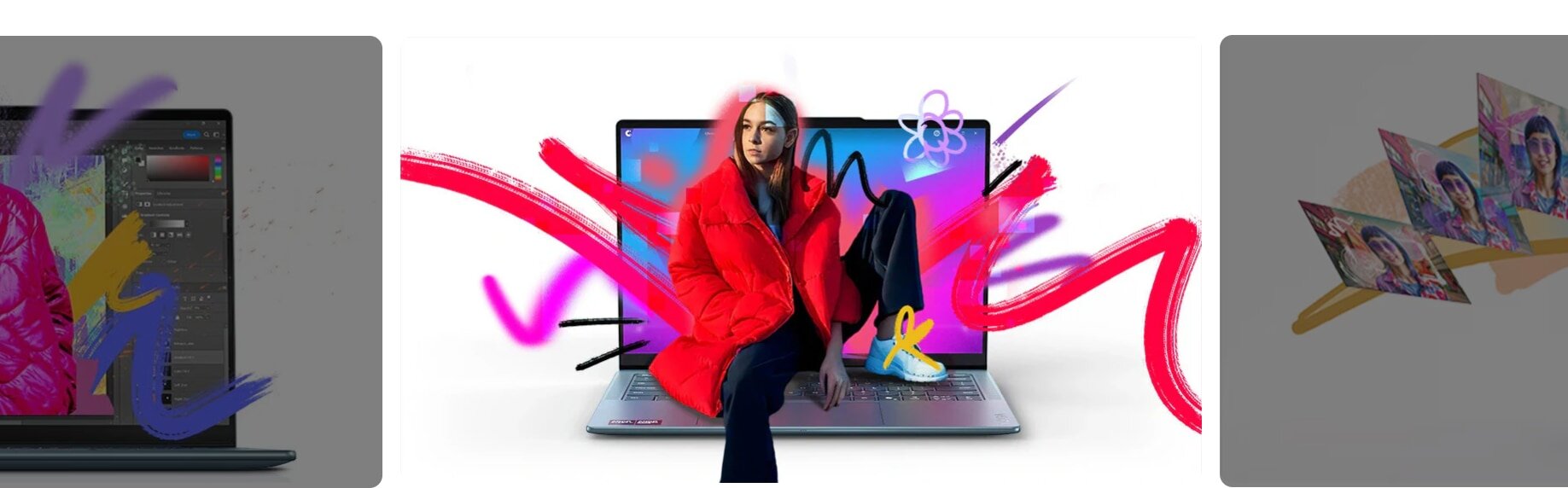 Laptop Lenovo Yoga Slim 7 14AKP10 review — Imagine 2 Laptop Lenovo Yoga Slim 7 14AKP10 cu procesor AMD Ryzen™ AI 7 350 pana la 5.0GHz, 14" 2.8K WQXGA+ , OLED, 120Hz, 32GB LPDDR5x RAM, 1TB SSD, AMD Radeon™ 860M Graphics, Windows® 11 Home, Tidal Teal, 3y on-site Premium Care — imagine 3