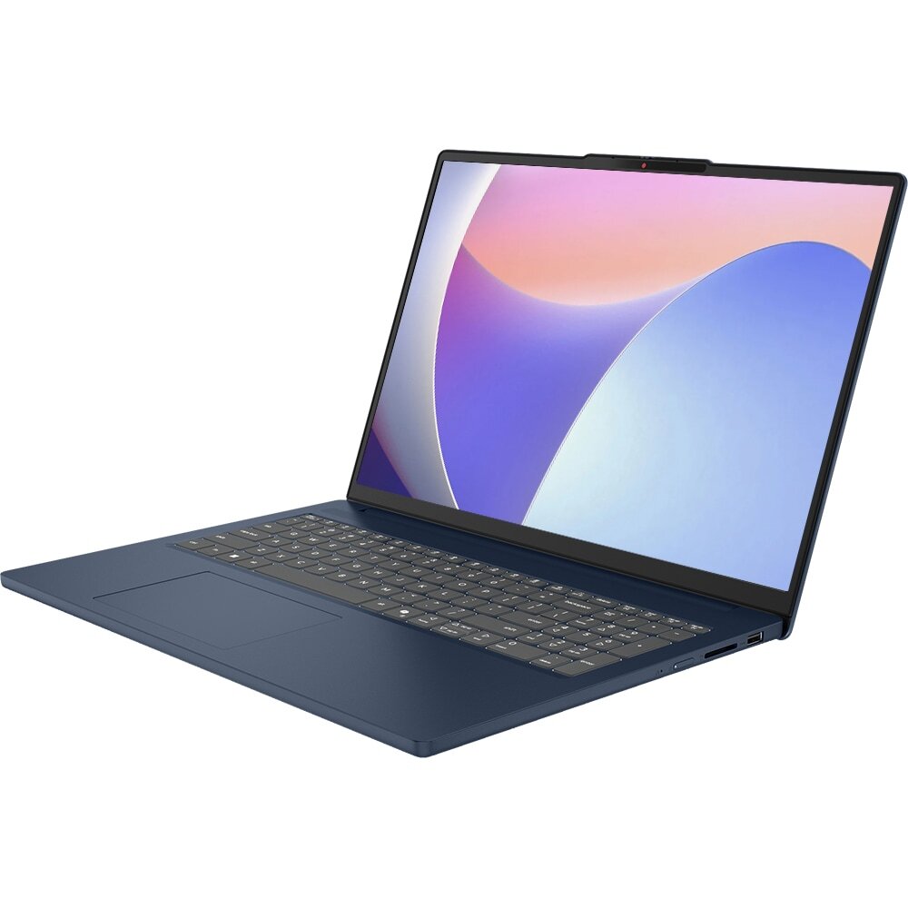 Lenovo IdeaPad Slim 3 16AHP10 review — Imagine 3 Laptop LENOVO IdeaPad Slim 3 16AHP10, AMD Ryzen 7 8840HS pana la 5.1GHz, 16" WUXGA, 16GB, SSD 512GB, AMD Radeon 780M Graphics, FreeDos, Cosmic Blue — imagine 3
