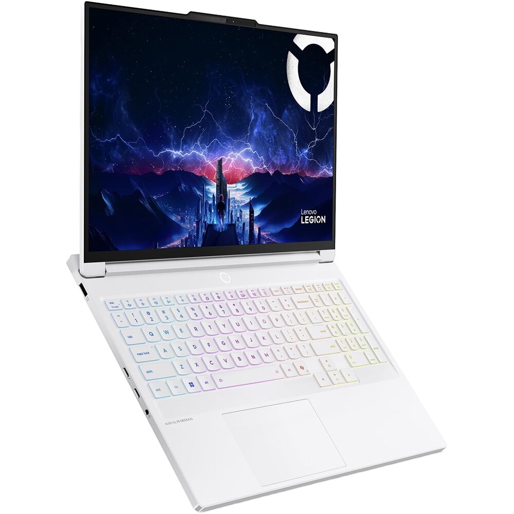 Lenovo Legion 7 16IAX10 review — Imagine 4 Laptop Gaming LENOVO Legion 7 16IAX10, Intel Core Ultra 7 255HX pana la 5.2GHz, 16" WQXGA, 32GB, SSD 1TB, NVIDIA GeForce RTX 5060 8GB, Free DOS, Glacier White — imagine 4