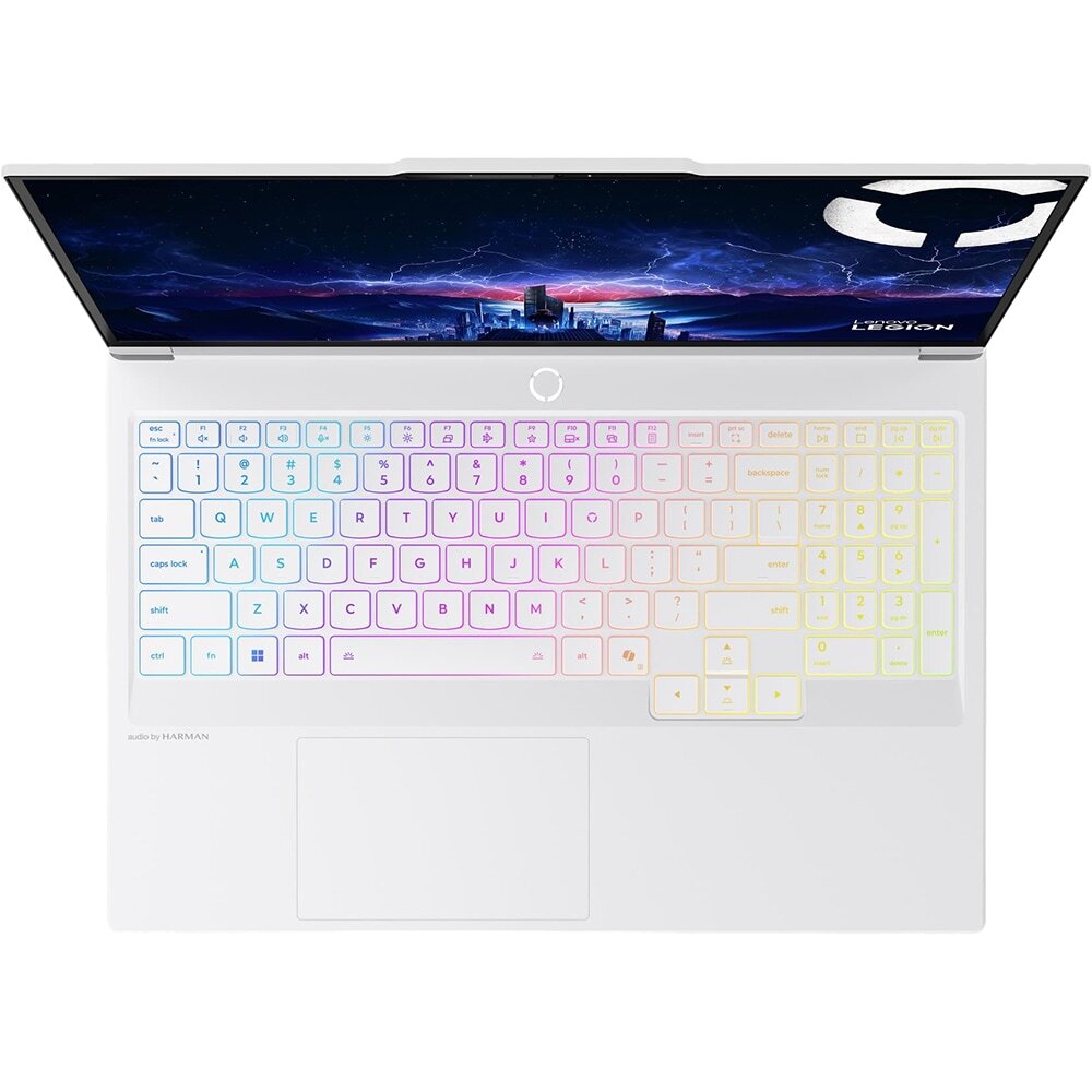Lenovo Legion 7 16IAX10 review — Imagine 2 Laptop Gaming LENOVO Legion 7 16IAX10, Intel Core Ultra 9 275HX pana la 5.4GHz, 16" WQXGA, 32GB, SSD 2TB, NVIDIA GeForce RTX 5070 8GB, Free DOS, Glacier White — imagine 2
