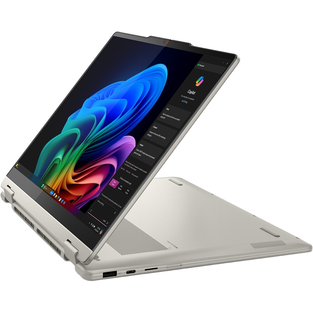 LENOVO Yoga 7 14AKP10 review — Imagine 2 Laptop 2 in 1 LENOVO Yoga 7 14AKP10, AMD Ryzen AI 7 350 pana la 5GHz, 14" 2.8K Touch, 32GB, 1TB, AMD Radeon, Windows 11 Home, Seashell — imagine 2