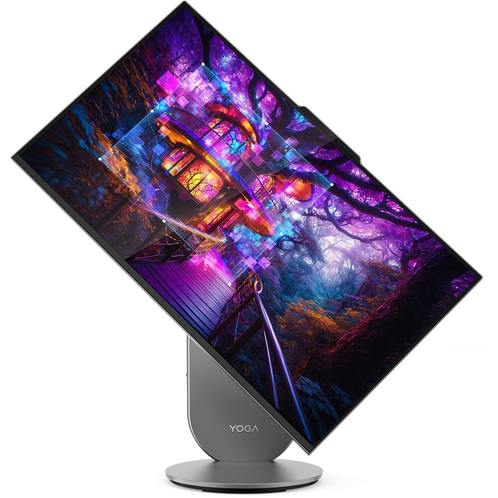 Sistem All in One LENOVO Yoga AIO 27IAH10, Intel Core Ultra 5 125H pana la 4.5GHz, 27" QHD, 16GB, SSD 512GB, Intel Arc Graphics, Windows 11 Home, Luna Grey — imagine 7