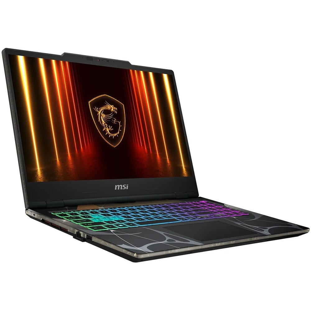MSI Cyborg 15 B2RWFKG-438XRO review Laptop Gaming MSI Cyborg 15 B2RWFKG-438XRO, Intel Core 7 240H, 15.6" FHD, 32GB, SSD 1TB, NVIDIA GeForce RTX 5060 8GB, Free DOS, negru — imagine 1
