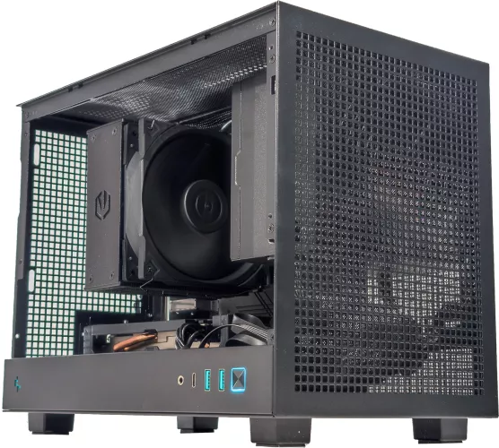 PC Gaming DiaxXa SFF review PC Gaming DiaxXa SFF AMD Ryzen 7 5800X 32GB DDR4 SSD 2TB NVIDIA GeForce RTX 5070 12GB GDDR7 DLSS 4 WiFi Bluetooth — imagine 1