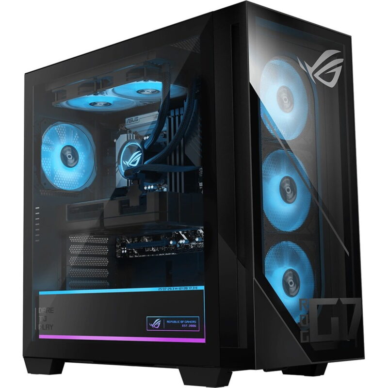 Review sistem desktop gaming ASUS ROG Strix GM700TZ-R9700X0280 – performanță și estetică