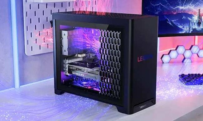 Sistem Desktop PC Gaming Lenovo Legion T5 30IAX10 review — Imagine 4 Sistem Desktop PC Gaming Lenovo Legion T5 30IAX10 cu procesor Intel® Core Ultra 7 255HX pana la 5.2GHz, 24GB DDR5, 1TB SSD, NVIDIA® GeForce RTX™ 5070 12GB GDDR7, No OS, Eclipse Black, 3y on-site Premium Care — imagine 4