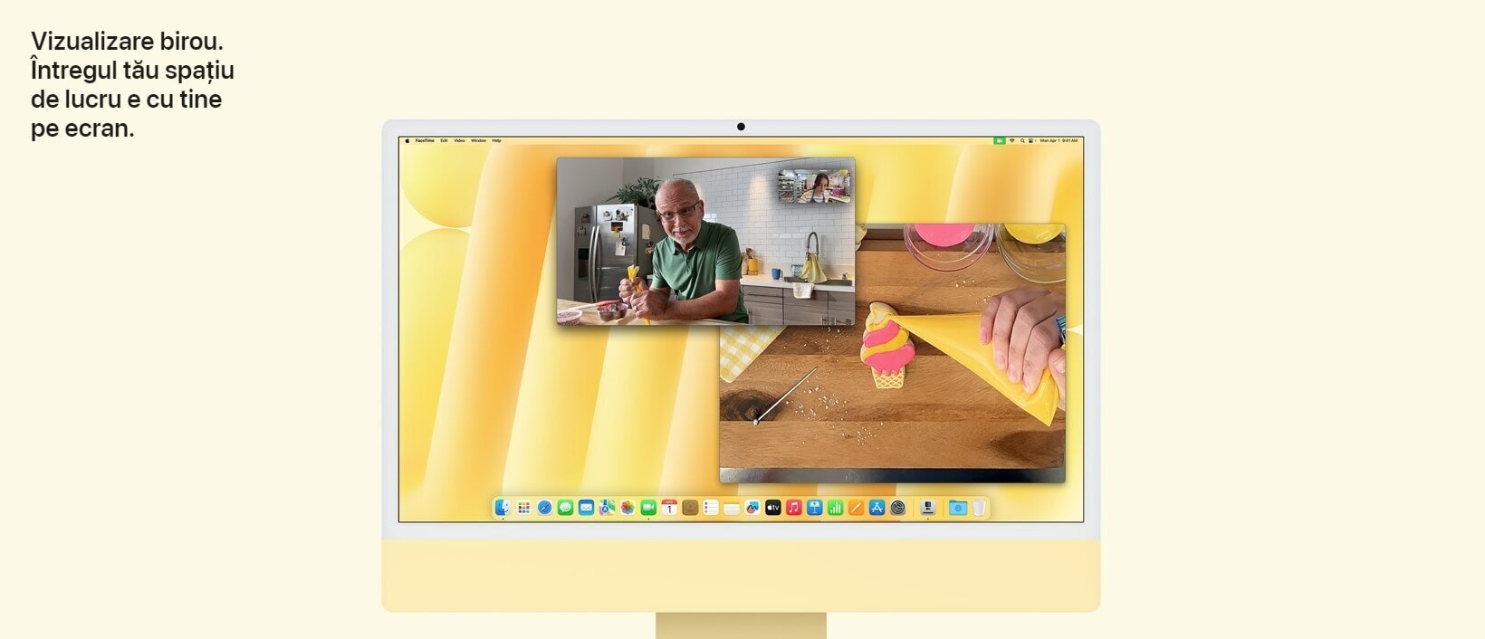 Sistem Desktop PC iMac 24" cu procesor Apple M4 review — Imagine 6 Sistem Desktop PC iMac 24" cu procesor Apple M4, 8 nuclee CPU and 8 nuclee GPU, 24", Retina 4.5K, 16GB, 512GB SSD, Silver — imagine 6