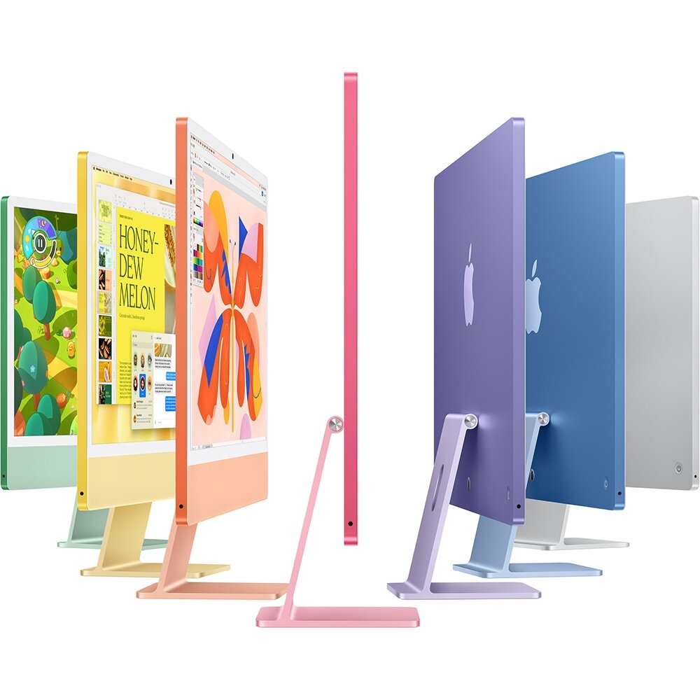 Sistem PC All in One APPLE iMac (2024) review — Imagine 3 Sistem PC All in One APPLE iMac (2024) z1k8000y2, Apple M4, 24" Retina 4.5K, 24GB, SSD 2TB, 10-core GPU, macOS Sequoia, Orange, Tastatura layout INT — imagine 3