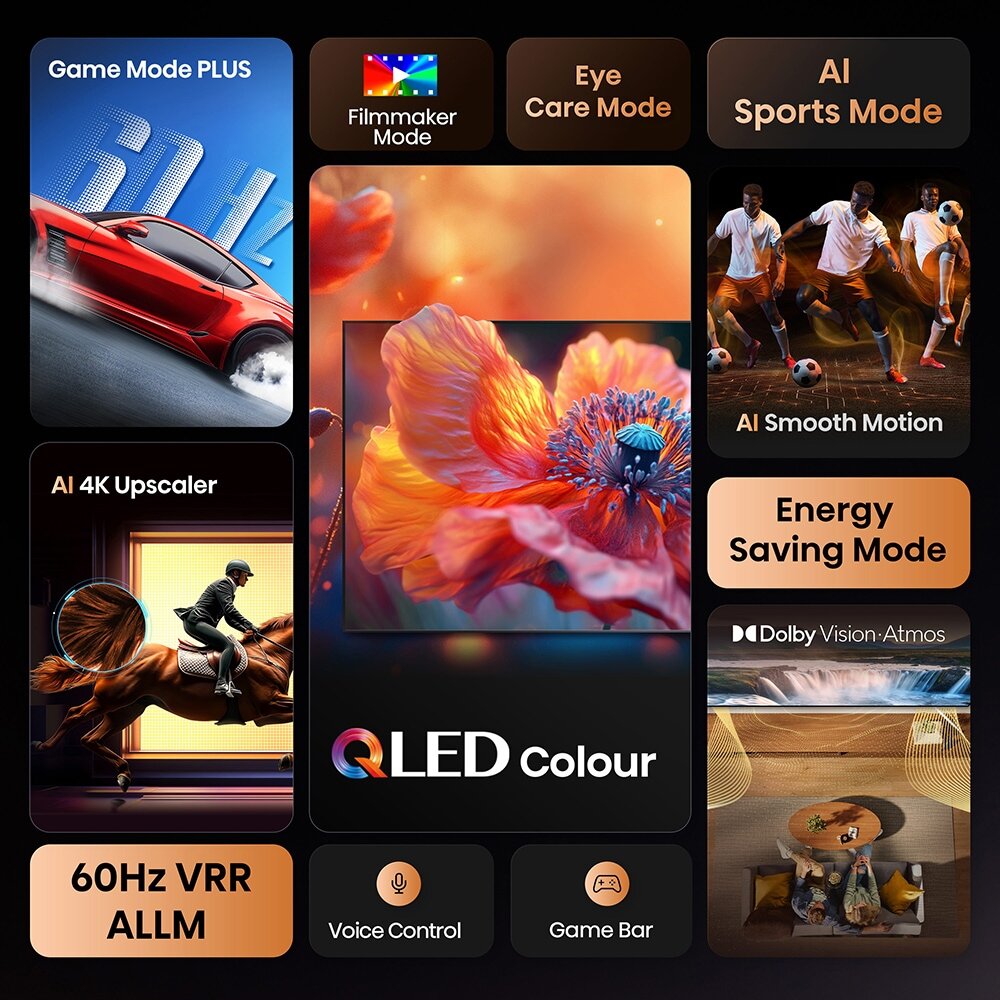 Televizor HISENSE 50E7Q review — Imagine 6 Televizor QLED Smart HISENSE 50E7Q, Ultra HD 4k, 126cm — imagine 6