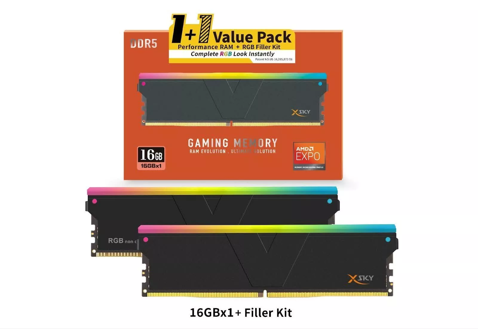 V-Color DDR5 1+1 lansare It's come to this: V-Color to launch 1+1 DDR5 value pack with one RAM stick and one filler module — imagine 1