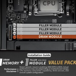 V-Color DDR5 1+1 lansare — Imagine 7 V-Color a lansat pachetul DDR5 1+1 – un modul RAM și un filler pentru utilizatori — imagine 3