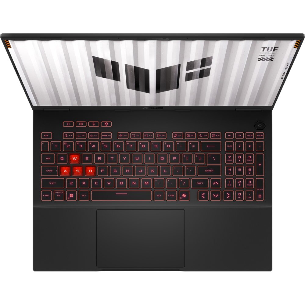 ASUS TUF A16 FA608PM-RV072 review — Imagine 2 Laptop Gaming ASUS TUF A16 FA608PM-RV072, AMD Ryzen 9 8940HX pana la 5.3GHz, 16" Full HD+, 32GB, SSD 1TB, NVIDIA GeForce RTX 5060 8GB, FreeDos, Jaeger Gray — imagine 2