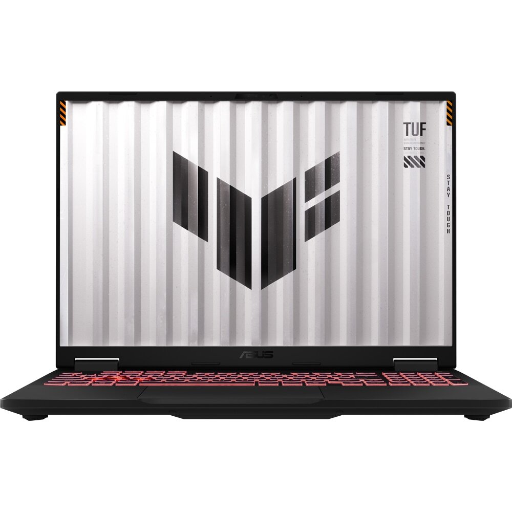 ASUS TUF A16 FA608PM-RV072 review — Imagine 4 Laptop Gaming ASUS TUF A16 FA608PM-RV072, AMD Ryzen 9 8940HX pana la 5.3GHz, 16" Full HD+, 32GB, SSD 1TB, NVIDIA GeForce RTX 5060 8GB, FreeDos, Jaeger Gray — imagine 4